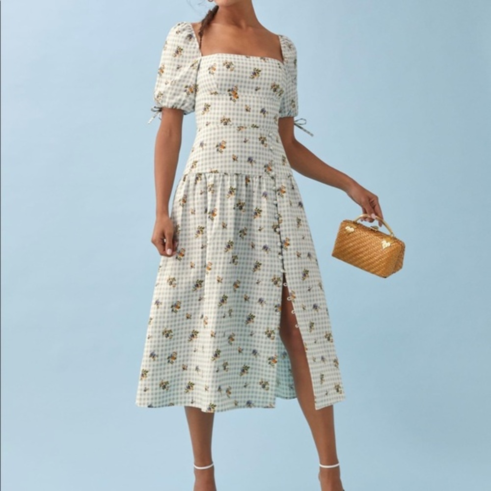 Reformation Melony Dress Al Fresco - Picture 3 of 10